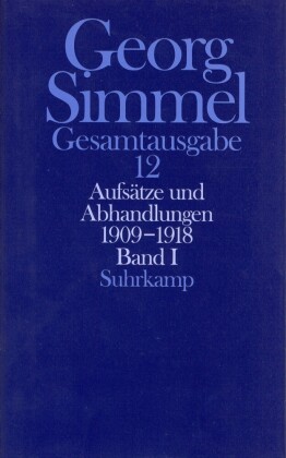 Aufsätze und Abhandlungen 1909-1918 