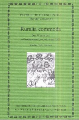 Ruralia commoda (Tl.4), Indices 
