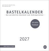 Premium-Bastelkalender weiß mittel 2027
