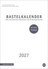 Premium-Bastelkalender weiß A4 2027