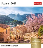Spanien Sehnsuchtskalender 2027 - Wochenkalender mit 53 Postkarten
