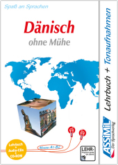 Assimil Dänisch, Lehrbuch, 4 Audio-CDs u. 1 CD-ROM