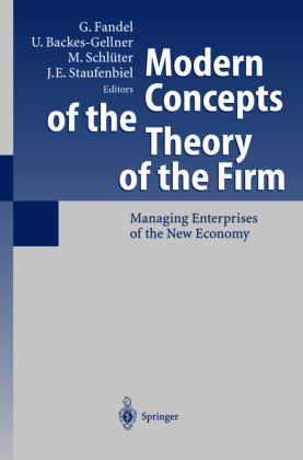 Modern Concepts of the Theory of the Firm 