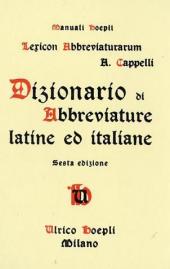 Dizionario di Abbreviature latine ed italiane