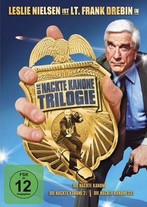 Die Nackte Kanone Box, 3 DVDs, deutsche u. englische Version 