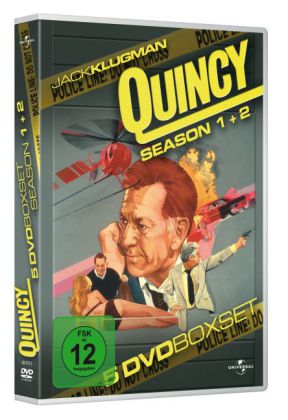 Quincy, Season 1 & 2, 5 DVDs 