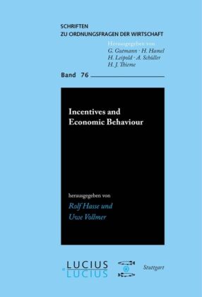 Incentives and Economic Behaviour 