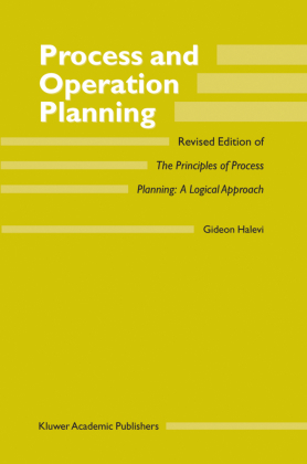 Process and Operation Planning 