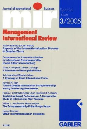 Aspects of the Internationalization Process in Smaller Firms 