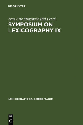 Symposium on Lexicography IX 