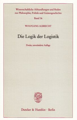 Die Logik der Logistik. 