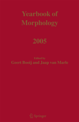 Yearbook of Morphology 2005 