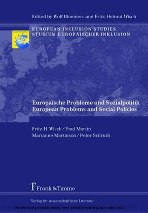 Europäische Probleme und Sozialpolitik / European Problems and Social Policies 