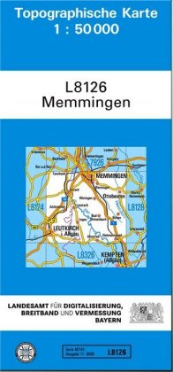 Cover des Artikels 'Topographische Karte Bayern Memmingen'