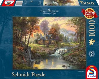 Holzhaus am Bach (Puzzle)