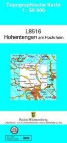 Topographische Karte Baden-Württemberg, Zivilmilitärische Ausgabe - Laufenburg (Baden)