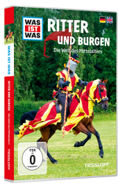 WAS IST WAS DVD Ritter und Burgen. Die Welt des Mittelalters, DVD, deutsche u. englische Version Cover