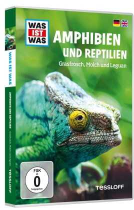 WAS IST WAS DVD Amphibien und Reptilien. Grasfrosch, Molch und Leguan, 1 DVD