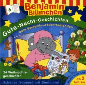 Benjamin Blümchen, Gute-Nacht-Geschichten - 24 Weihnachtsgeschichten, Audio-CD