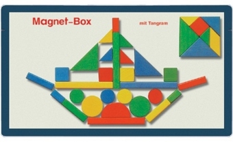 Magnet-Box mit Tangram (Kinderspiel) 