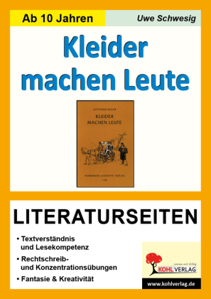 Gottfried Keller 'Kleider machen Leute', Literaturseiten