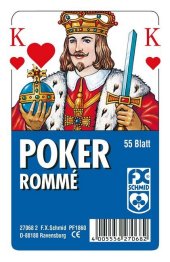Poker / Rommé, Französisches Bild (Spielkarten)