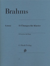 Johannes Brahms - 51 Übungen für Klavier