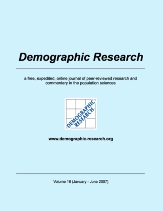 Demographic Research, Volume 16 