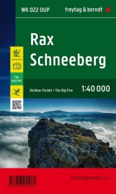 Rax - Schneeberg, Wanderkarte 1:40.000, WK 022 OUP, Outdoor Pocket; .