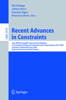 Recent Advances in Constraints 