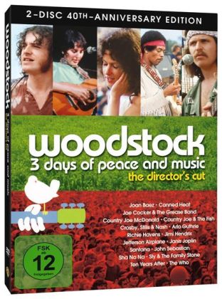 Woodstock, 2 DVDs (Director's Cut, 40th Anniversary Edition)