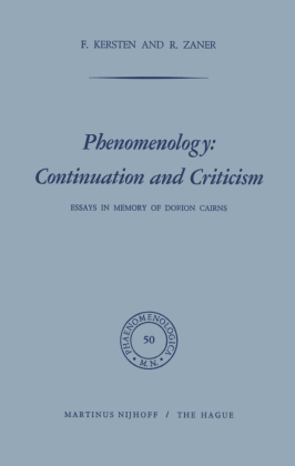 Phenomenology: Continuation and Criticism 