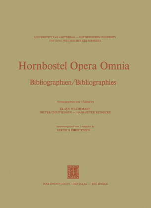Hornbostel Opera Omnia 