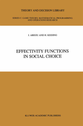 Effectivity Functions in Social Choice 