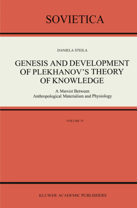 Genesis and Development of Plekhanov's Theory of Knowledge 