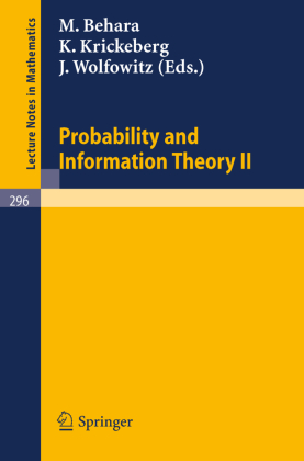Probability and Information Theory II 