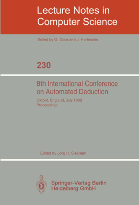 8th International Conference on Automated Deduction 