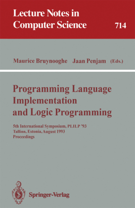 Programming Language Implementation and Logic Programming 