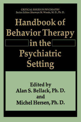 Handbook of Behavior Therapy in the Psychiatric Setting 