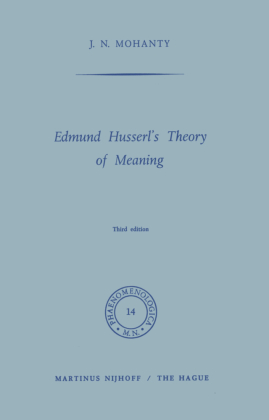 Edmund Husserl's Theory of Meaning 