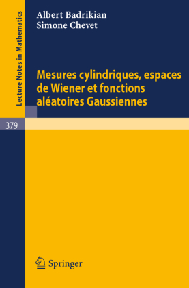 Mesures Cylindriques, Espaces de Wiener et Fonctions Aleatoires Gaussiennes 