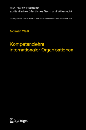 Kompetenzlehre internationaler Organisationen 