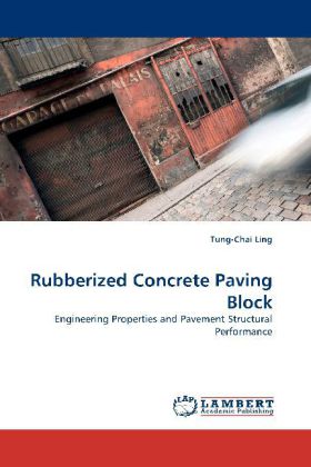Rubberized Concrete Paving Block 