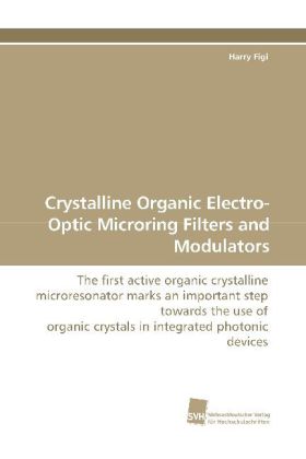 Crystalline Organic Electro-Optic Microring Filters and Modulators 