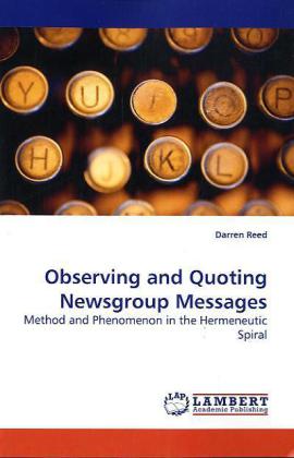 Observing and Quoting Newsgroup Messages 