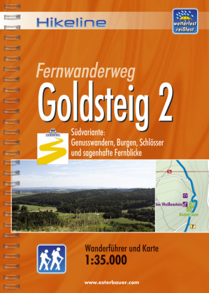 Hikeline Wanderführer Fernwanderweg Goldsteig