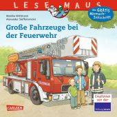 LESEMAUS 122: Große Fahrzeuge bei der Feuerwehr Cover
