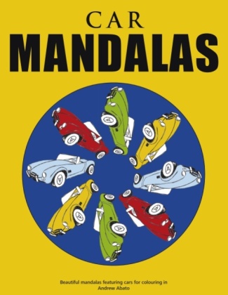 Car Mandalas - Beautiful mandalas featuring cars for colouring in 