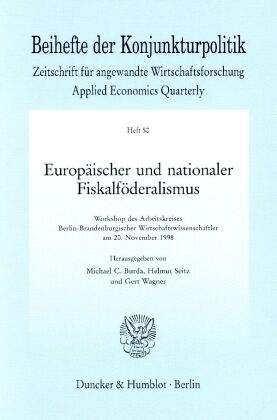Europäischer und nationaler Fiskalföderalismus. 