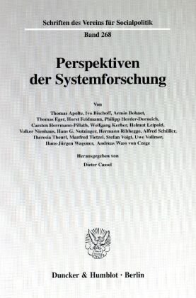 Perspektiven der Systemforschung. 